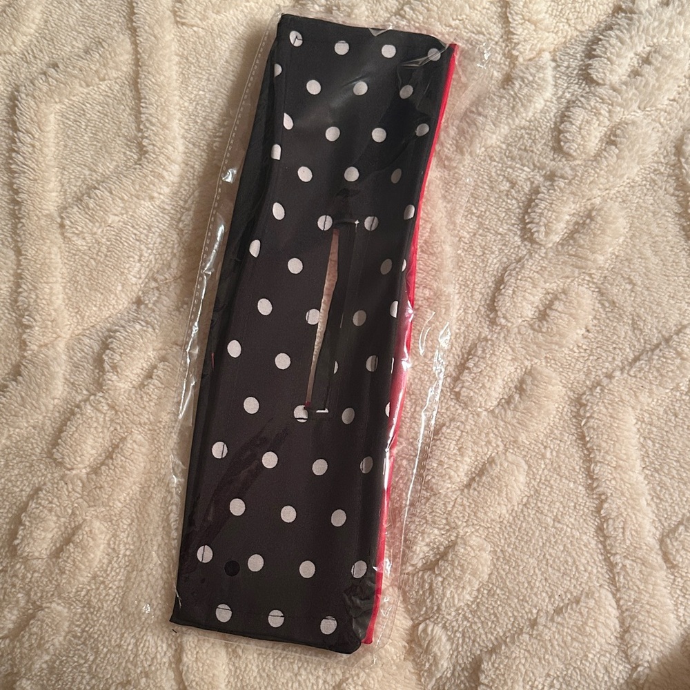 Black and White Polka Dot Headband